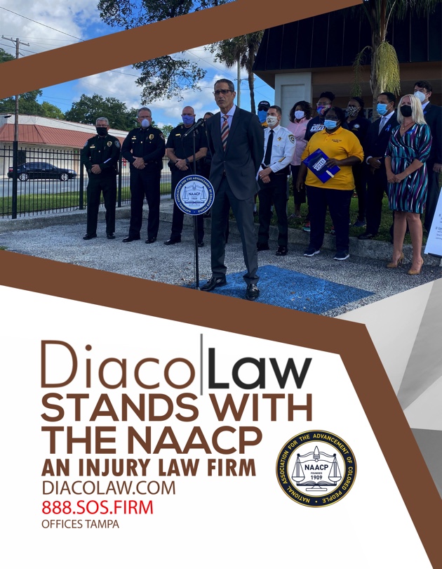 Diaco Law 2021 Fannie Lou Hamer Sponsor for the Hillsborough County Branch of the NAACP Annual Freedom Fund Dinner
